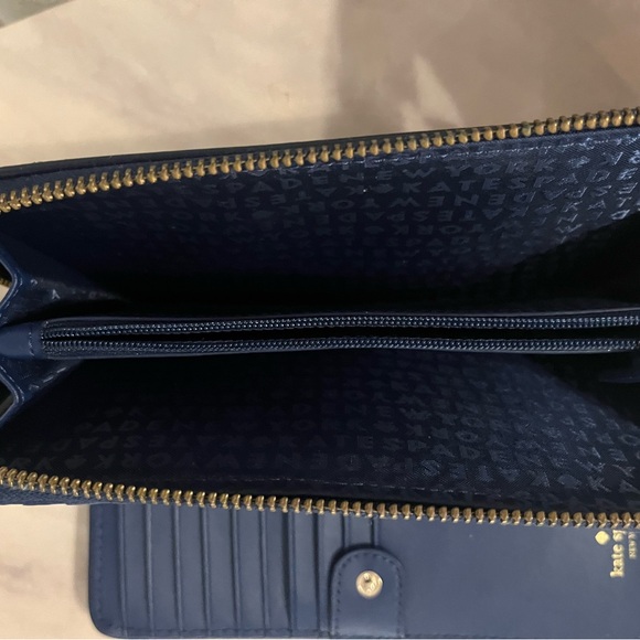 Kate Spade Navy Blue Wallet - Picture 4 of 4